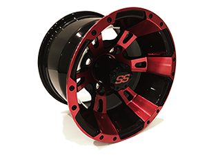 Red & Black Glaze Vector 15.5 O/Sl Red & Black Glaze Vector 15.5 O/S